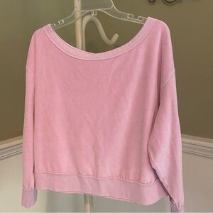 JoyLab Light Pink Crewneck Top